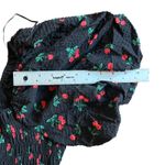 English Factory Black Cherry Print Smocked Mini Dress Medium NWT Photo 9