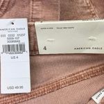 American Eagle Outfitters NWT Pink Corduroy Super Hi-Rise Stretch Walk Shorts 4 Photo 3