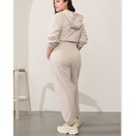Athleta L Retroterry Mid Rise Jogger Abalone Grey Garment Dye Large Photo 5