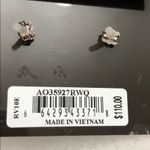 NWT Nadri Rhodium plated Freshwater Pearl earrings Photo 3