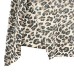Generation Love  Sage Leopard Animal Asymmetrical Hem Wool Cashmere Sweater Photo 3