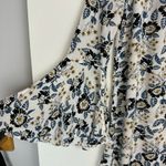 Free People  Floral Boho Printed Tunic Mini Dress Sz XS Magic Mystery Bell Sleeve Photo 7