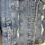 Highway Jeans  Distressed‎ Denim Jacket womens size small Photo 3