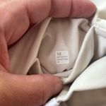 Lululemon  Align High-Rise Side-Stripe Short 6" Light Ivory / White Size 10 Photo 3