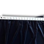 Lands' End Vintage 90s Black Velvet Maxi Skirt Whimsigoth 18-20 Plus Size Photo 5