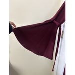 Lulus Lulu’s Burgundy Bell Sleeve Bodycon Dress Size Small Velvet Whimsigoth Romantic Photo 6