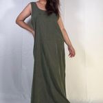 White Stag  Forest Green Sleeveless Maxi Dress Photo 2