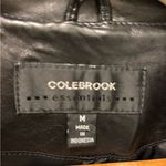 VTG Colebrook Longline Trench Coat Button Up
Leather Jacket Sz M Pockets Black Size M Photo 5
