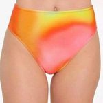 Salt & Cove Juniors Bikini Bottom High Rise Tie Dye Colorful Orange Yellow L Size L Photo 0