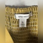 Nine West Women’s Mustard Romper Smock Zipper Side Pocket Jumpsuit Overall Sz XL Photo 7