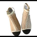 Kelsi Dagger  Brooklyn Tan Perforated 4” Sandal 10M Vacation Chinky Boho Photo 2