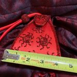 Jessica McClintock EUC darling  red beaded evening bag Photo 7