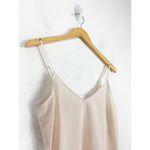 Frame  Cream V-Neck 100% Silk Camisole Size Small  Minimalist Classic Photo 6