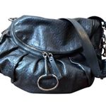 Gucci Icon Bit black leather Guccissima hobo, RARE pattern Photo 3