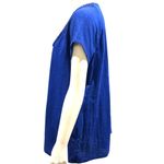 Chico's Royal Blue Short Sleeve Tee Classic Soft Stretch Casual Comfortable Sz 2 Photo 1