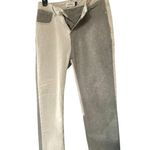 Emmiol Women's S Two Tone Colorblock Jeans Gray White Retro Colorblock Cotton Size 28 Photo 4