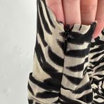 Anthropologie NWT  Black Tribal Print V-Neck Lined Casual Tank Dress Size 4 Photo 3