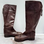 Franco Sarto  Cosmina Brown Leather Tall Riding Boot Equestrian Heritage Prep Photo 1