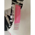 Victoria's Secret Halter Pushup Plunge Geometric Zebra Black Bikini Top 34B Size M Photo 4