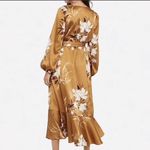 EXPRESS NWT!  x Rocky Barnes Kimono Maxi Wrap Dress Photo 6