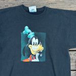 Disney Vintage Black Goofy Graphic Crewneck Sweatshirt Photo 1