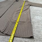 Ambiance Apparel Flowy Brown Cardigan Sweater Tan Size L Photo 7