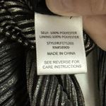 Gianni Bini NWT‎  Bell Sleeve Silver Pleated Elastic Waist Romper SZ Medium Photo 4