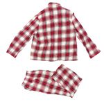 Eberjay Eberjey Gisele Flannel Long Pajamas PJ Set Tartan Plaid/Haute Red Medium Photo 2