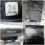 Free People Bailey Frayed Denim Mini Skirt Black Women’s Size 24 / XS Photo 9