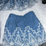 GB Two Piece Set (blue and White Aztec Print) Photo 2