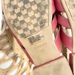 Birdies  The Dove Slide Mules Rhubarb Red Crossed Leather Size 7.5 Photo 5