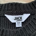 Jack by BB Dakota Wool Blend Black Cutout Sweater XS Photo 1
