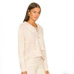 Something Navy  textured cropped hoodie,‎ size medium Photo 1