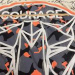 Vintage Max 2003 Tan with Grey Orange Graphic Women's Short Sleeve Tee Medium Photo 10