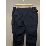 5.11 Tactical Pants Womens 20 Long Blue Cargo Elastic Waist Work Pockets Photo 3