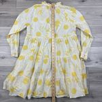 Eywasouls Malibu Cora Tiered Yellow Daisy Voile Mini dress Size XS/S‎ Photo 8