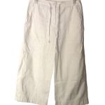 Jones New York Sport Womens 100% Cotton Pull On Cropped Pants Drawstring Size 6 Photo 1