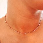 Forever 21 Gold Beaded Choker  Photo 0