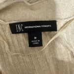 International Concept INC Long Sweater Jacket Open Front L/S Pockets Med EUC Photo 6
