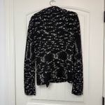Nine West Black and White Geometric Cardigan Photo 3