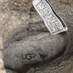 UGG  Women's Brooks Tall Boots Brown Black Leather Shearling Round Toe Size 7 Photo 14