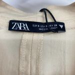 ZARA Blogger Fave Jumpsuit Belted Button Front Long Sleeve Utility Cream NEW S Photo 10