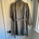 Cupcakes & Cashmere Leopard Print Women's Jacket Brown Size M Photo 6