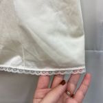 Vanity Fair women's cream lace trim silky v-neck lightweight intimates blouse XL Photo 3