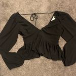 H&M  Flowy Black Top Photo 0