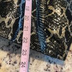 Metrostyle Snakeskin Print Faux Leather Blazer Jacket Women Sz 10 Silver Black Photo 7