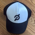 Peloton  Black and White Trucker Hat Photo 0