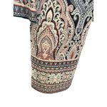 Studio One Paisley Print Sheath Dress 3/4 Sleeve Square Neck Midi‎ Elegant Photo 2