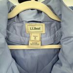 L.L.Bean Women's Long Hooded Waterproof Raincoat Plaid Lined XL Purple Photo 3