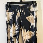 Alala  Leggings Captain Ankle Tight Tropic Print (Black w/Palm Motif) Sz XS EUC Photo 5